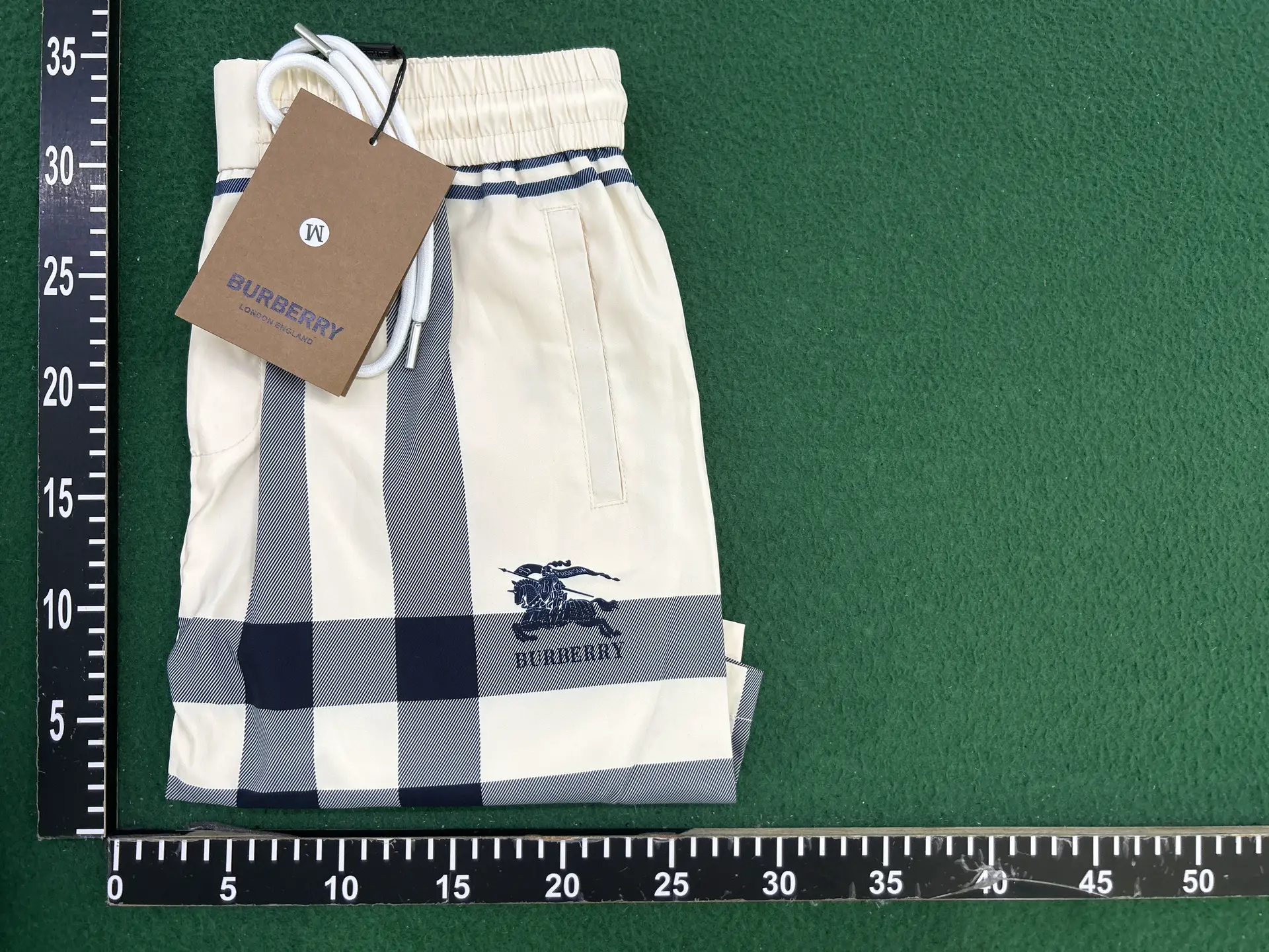 Burberry Check Print Shorts