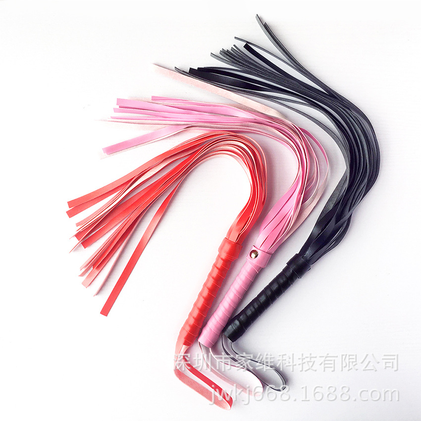 Sexy leather whip couple flirting tassel whip alternative adult training sex toy supplies factory in stock