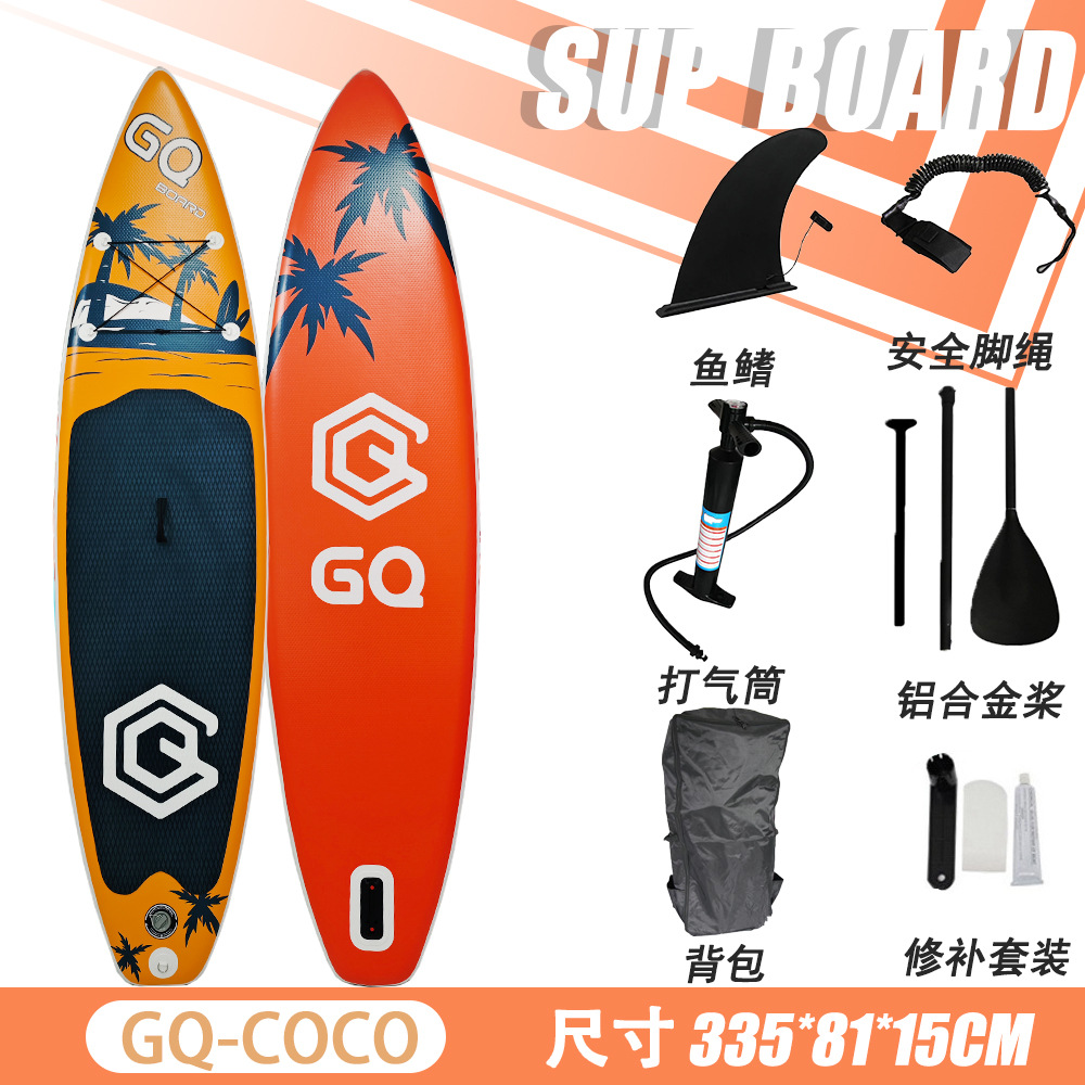 Inflatable Sup Paddle Board, Stand-Up Paddle Board, Outdoor Leisure Fishing Portable Water Sports Paddle Board