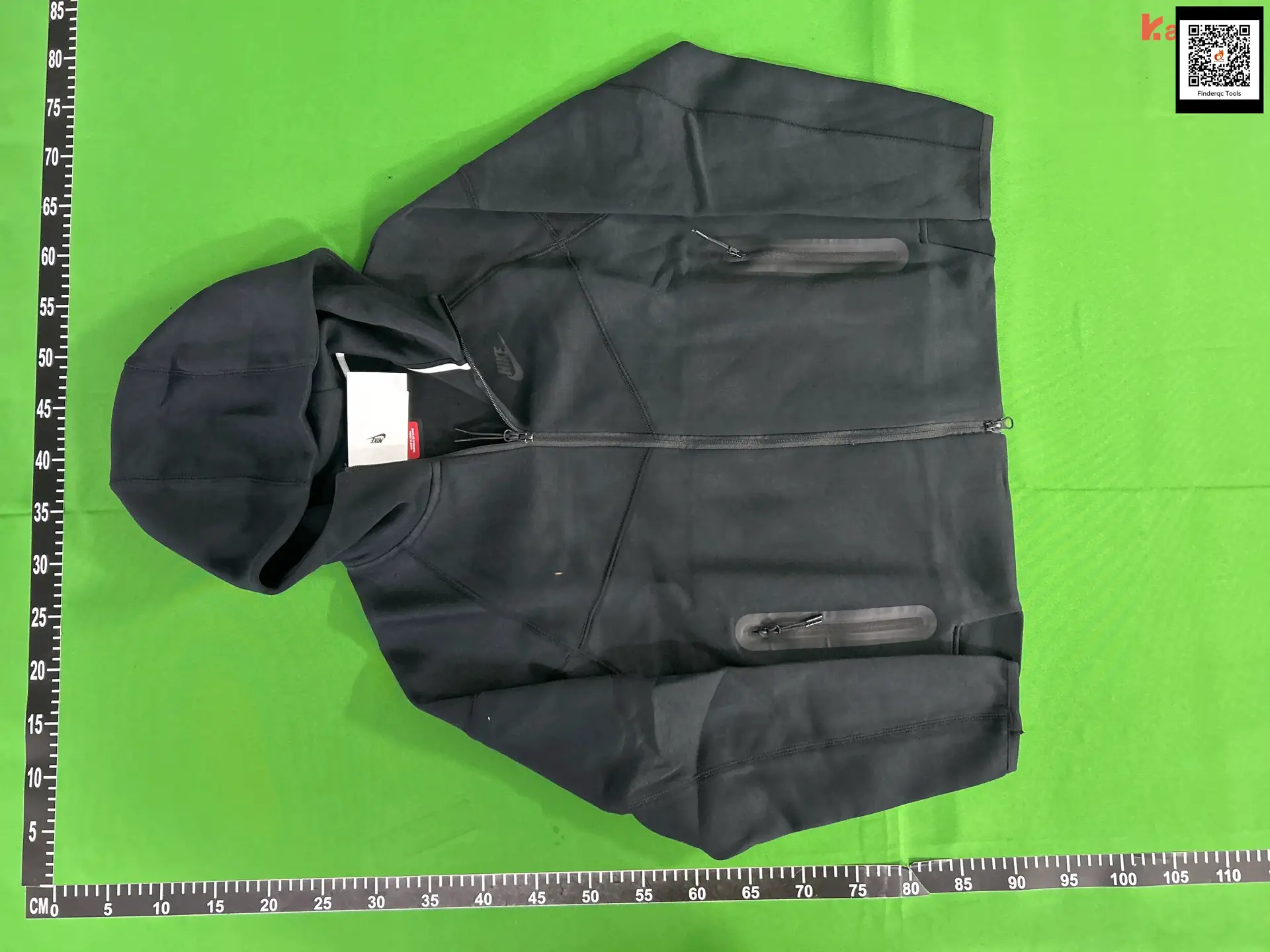 Nike Tech Fleece Full Zip Hoodie Black