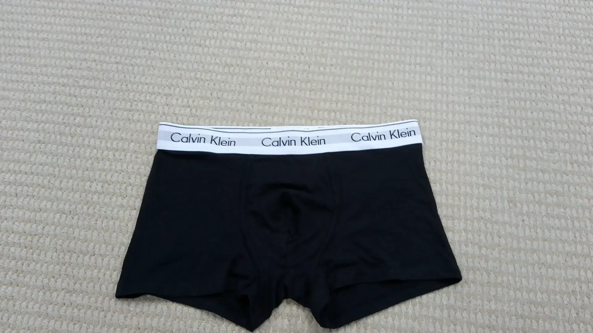 Calvin Klein Men's Black Cotton Boxer Briefs