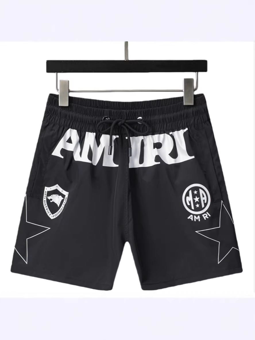 Spring and Summer New Men's Shorts European Trendy Brand Letter Print Fashion Personality Casual Men's Shorts Beach Shorts
