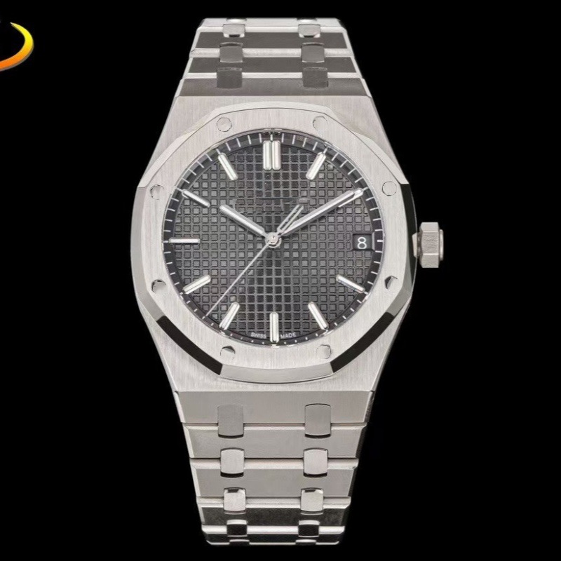 Foreign Trade Aijia a Royal Oak 15500 Series 316 Stainless Steel Automatic Mechanical Steel Calendar Luminous Men's Watch foto QC de 1688 en Qualit.ly
