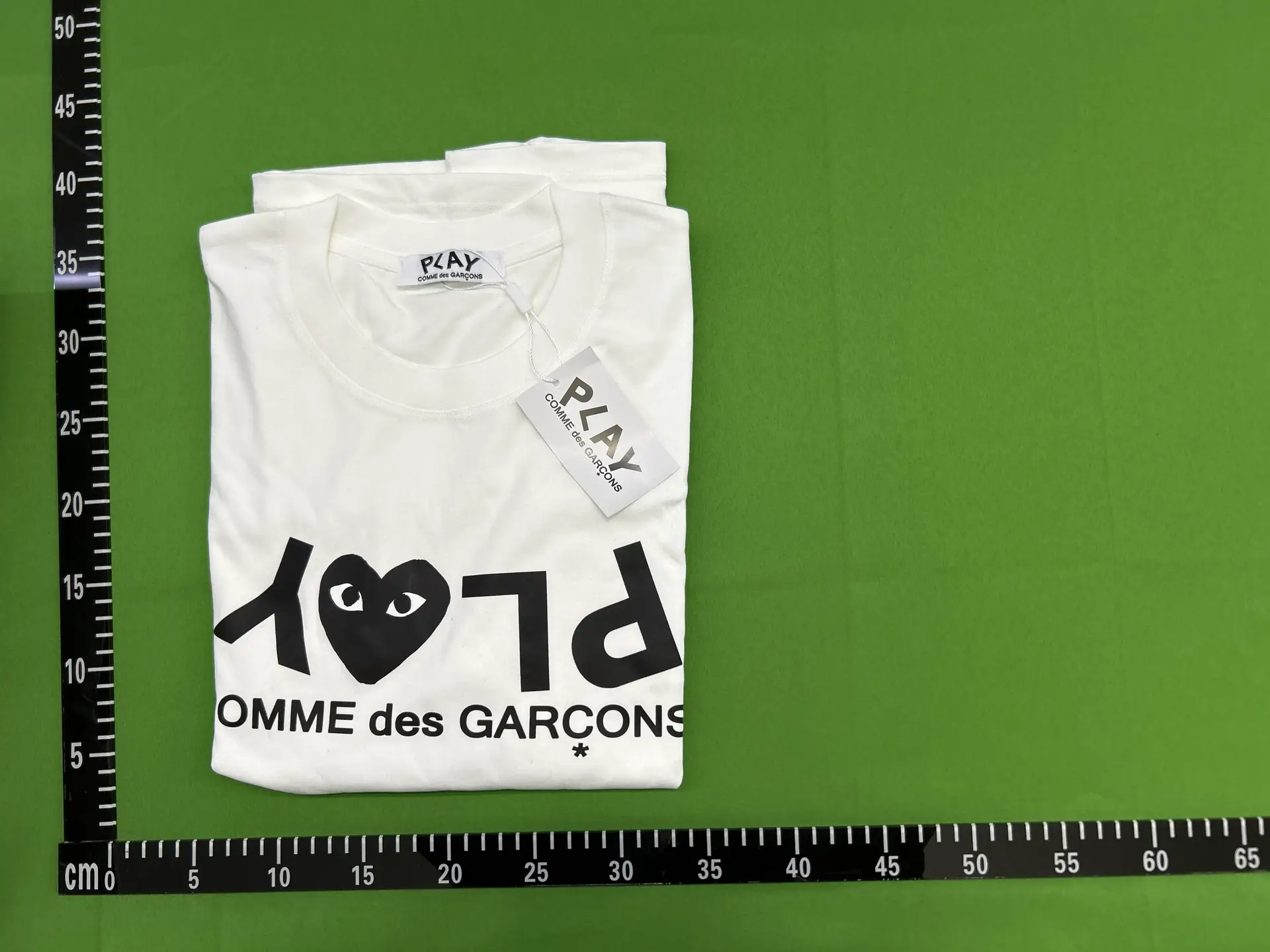 Comme des Garçons PLAY White Heart Logo T-Shirt