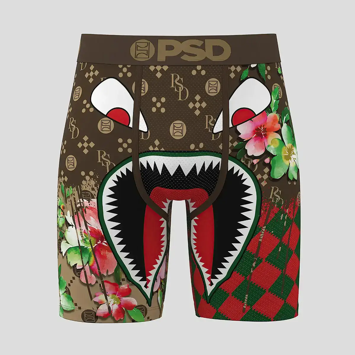 PSD Men's Shark Face Boxer Briefs