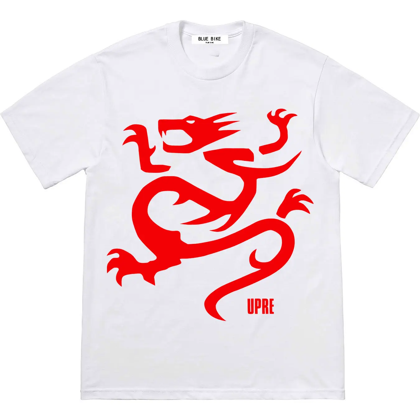 23Ss Mobb Deep Dragon Tee Dragon Pattern Pure Cotton Short-Sleeved Round Neck T-Shirt for Men and Women, Couple Style