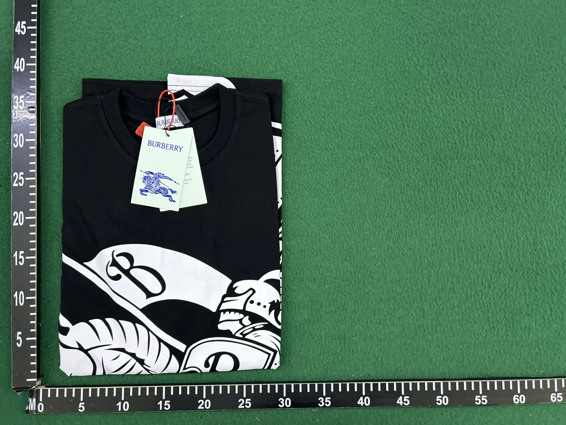 Burberry Black Graphic T-Shirt