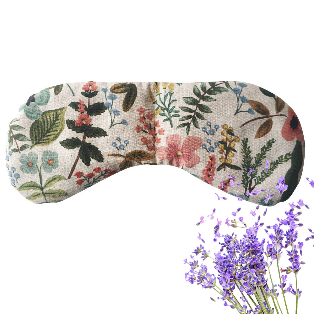 Comfortable Meditation Microwave Heating Eye Pillow Eye Mask Yoga Buckwheat Lavender Flaxseed Hot and Cold Compress Steam Eye Pillow