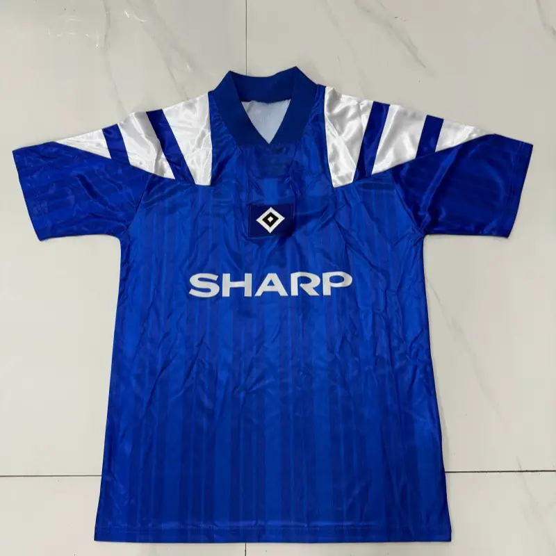Retro Popular Hamburger Short-Sleeved T-Shirt Sports Jersey Football Uniform Hamburger Football Jersey