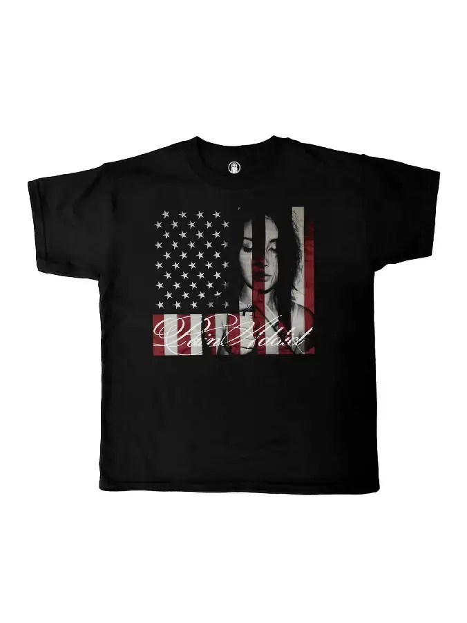 European and American cross-border y2k printed T-shirt short sleeved round neck top personalized dark retro trend INS loose hip-hop T-shirt
