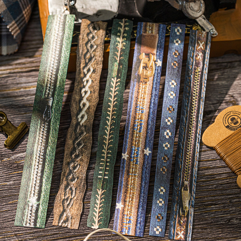Beautiful Day Long Strip Decorative Sticker Pack Fabric Aesthetic Series European Style Base Collage Decorative Sticker Pack