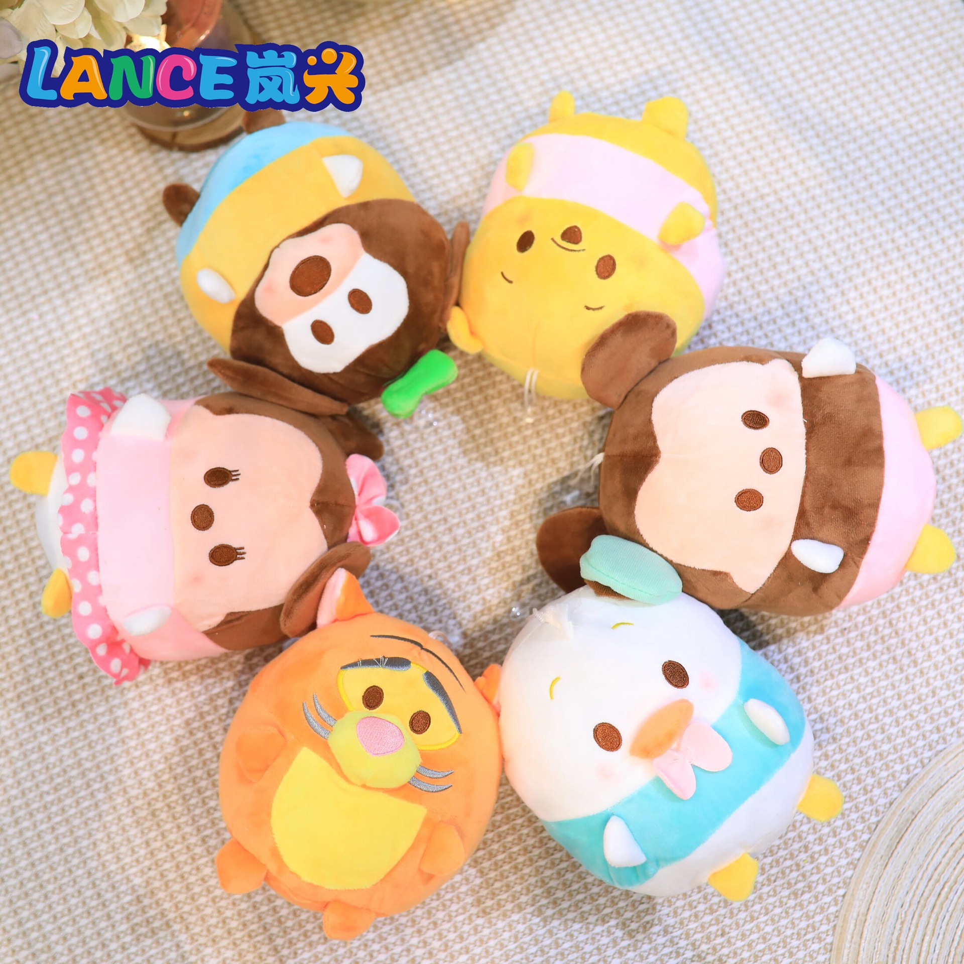 8inch Six Mickey 20cm Plush Dolls, Popular Online, Factory In-Stock Dolls Wholesale