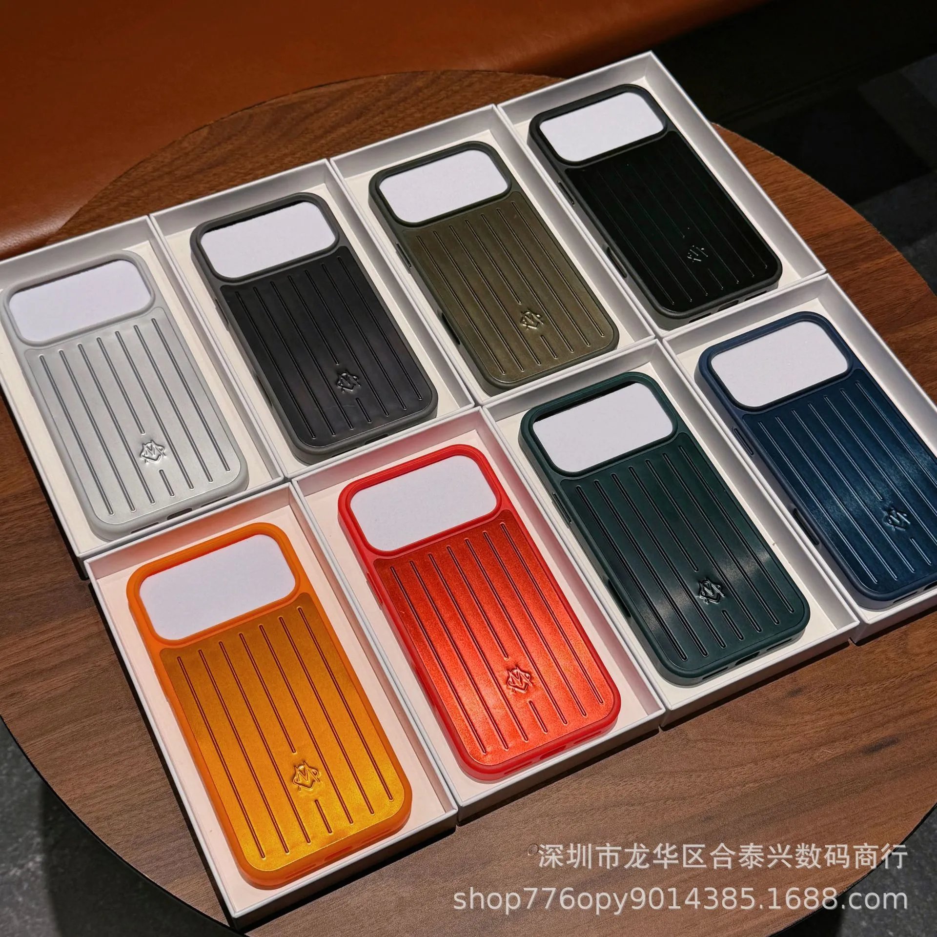 铝合金苹果17promax行李箱黑色全包手机壳iPhone15/14/13金属外贸
