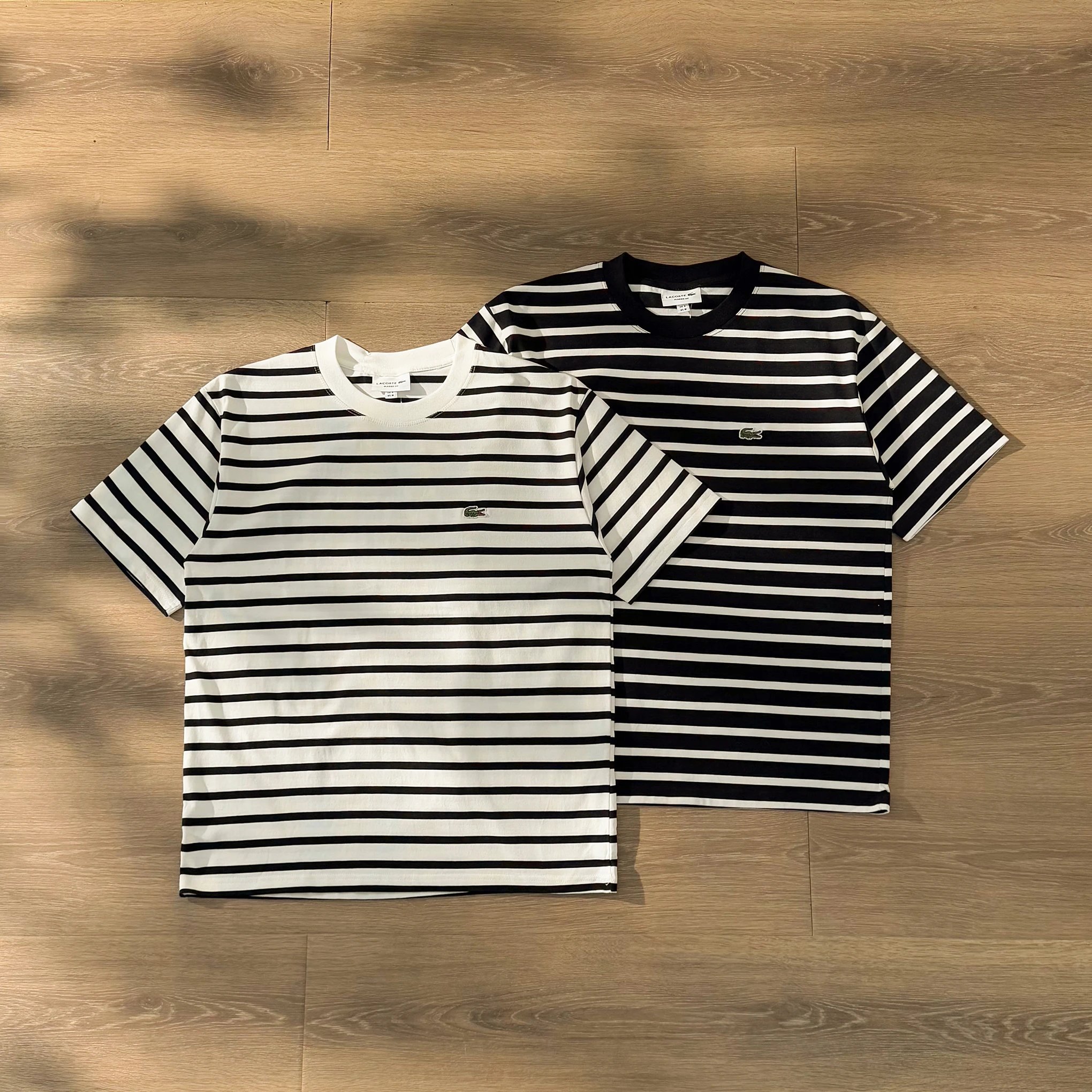 鳄 条纹T-shirt