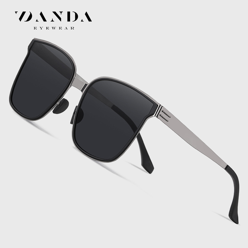 New trendy sunglasses high-grade UV-proof JS8579 TikTok same style screw-free ultra-light sun-proof sunglasses