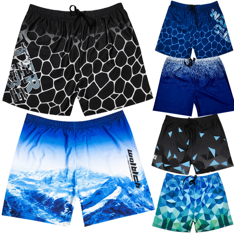 Men's Swimming Trunks Professional Swimwear Anti-Embarrassment Quick-Dry Hot Spring Beach Shorts Men's 2026 New Fashion Square-Leg Swimming Trunks
