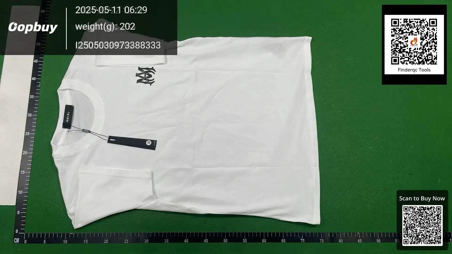 Cross-border European and American summer clothes AMIRI simple printed cotton short-sleeved T-shirt men's and women's four seasons bottoming shirt factory wholesale