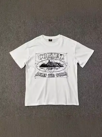 Laitu dinzhi European and American plus size T-shirt cross-border hip-hop street men's and women's short-sleeved T-shirt cotton loose top