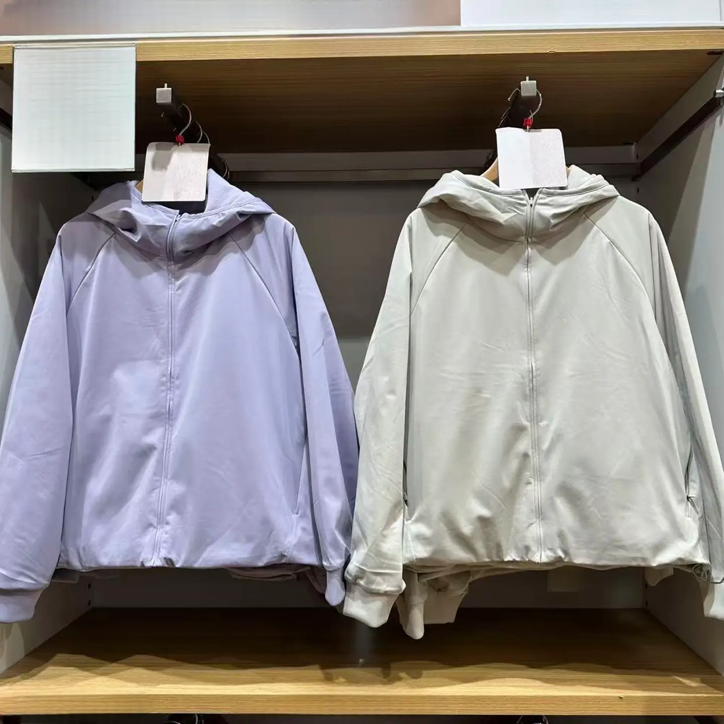 Women's Reversible Windproof Polar Fleece Zipper Hooded Jacket Outdoor Waterproof Autumn and Winter New Style E479697