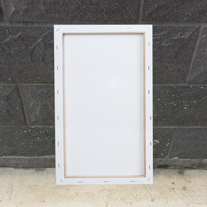 Factory wholesale medium grain cotton white cloth frame 30*60 oil canvas frame watercolor frame hand-painted diy oil painting frame