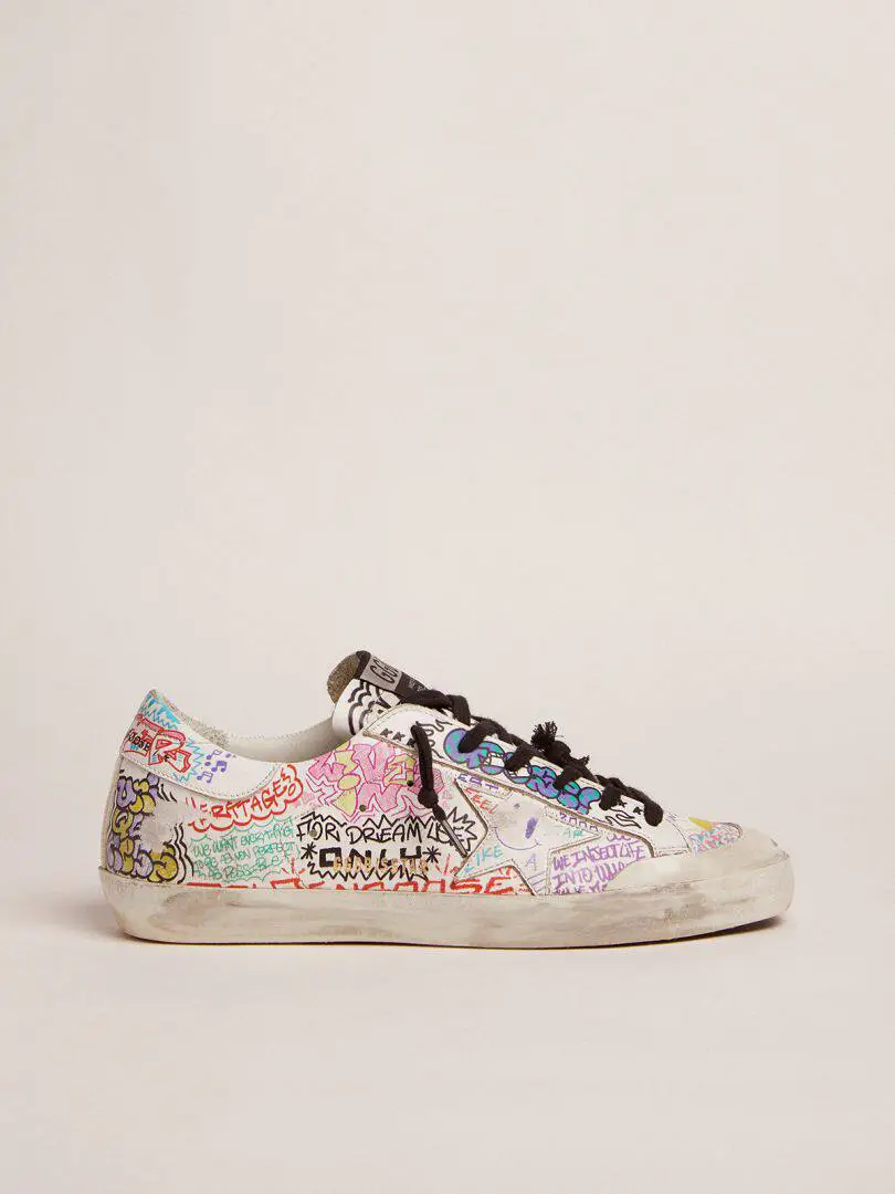 2022 Spring and Autumn New Printed Flat Low-Top Round-Toe Casual Star Sneakers for Women