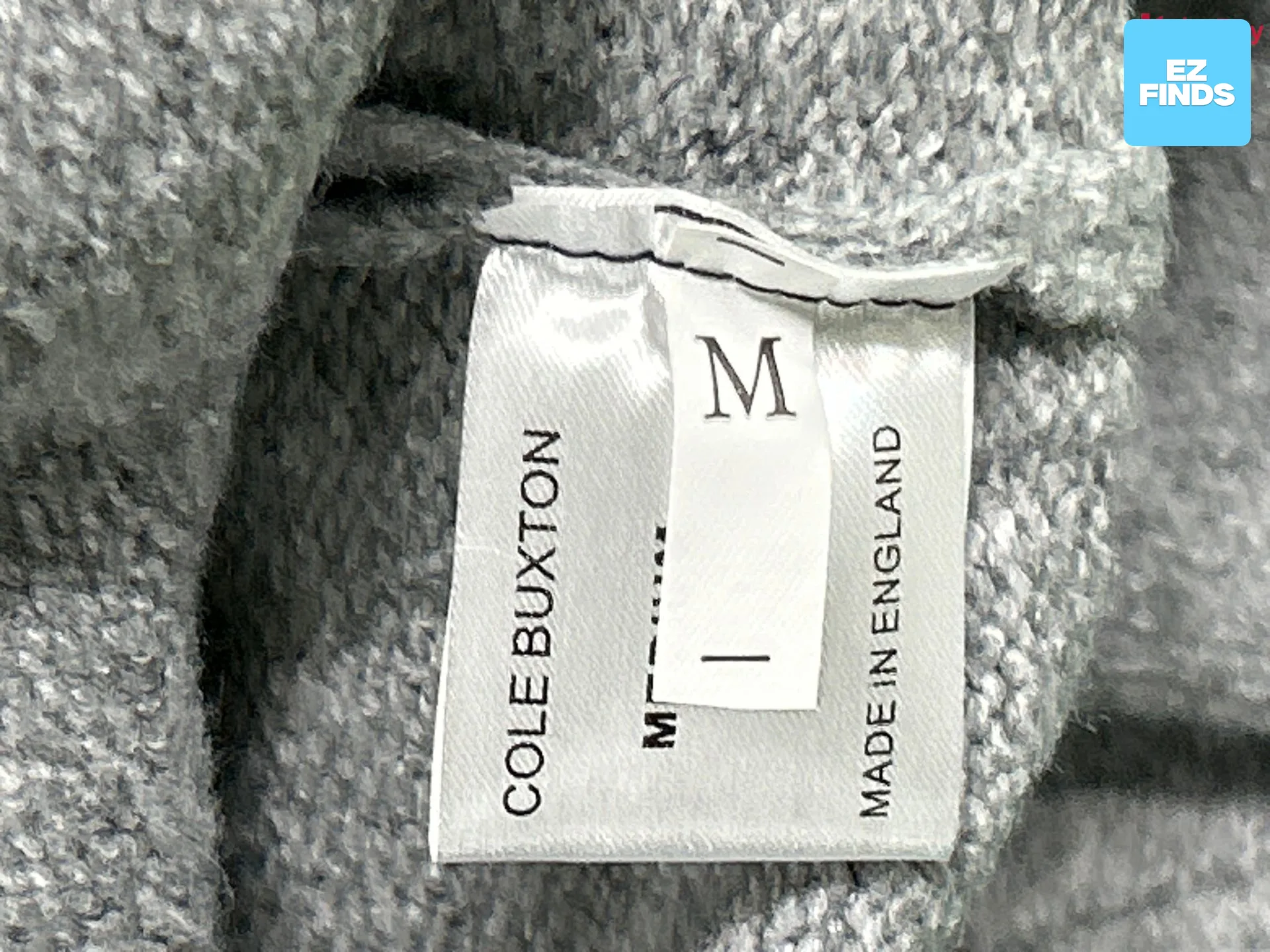 Cross-Border European and American Trendy Brand Cole Buxton Letter Round Neck Sweater for Men and Women with Cb Logo Knitted Pullover — QC-foto 2
