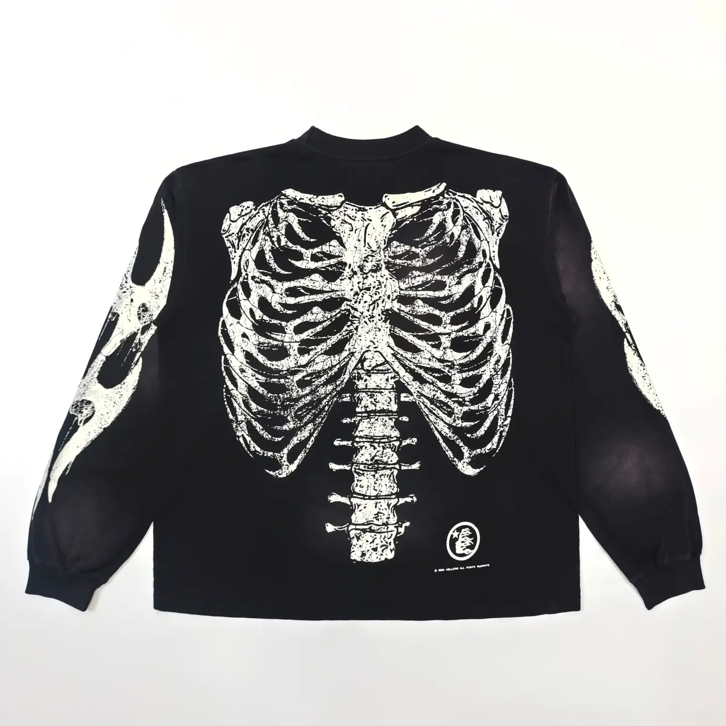 Hellstar Hell Star Luminous Skeleton Long sleeves Base Layer T-Shirt