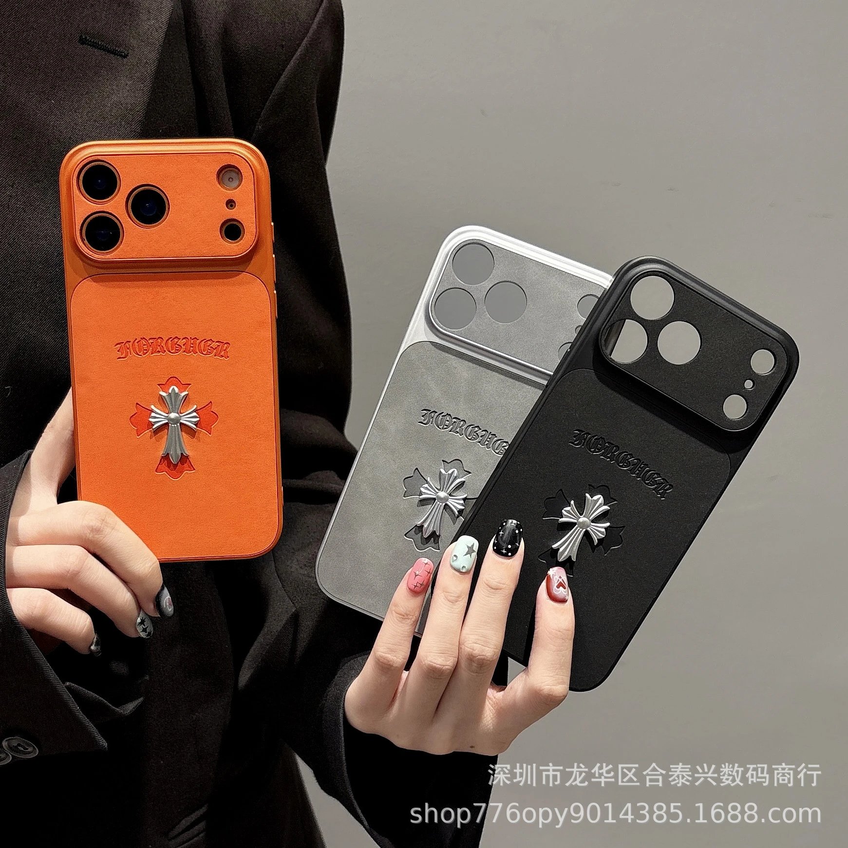 适用苹果17promax手机壳iphone16Pro潮牌15promax全包17Pro防摔