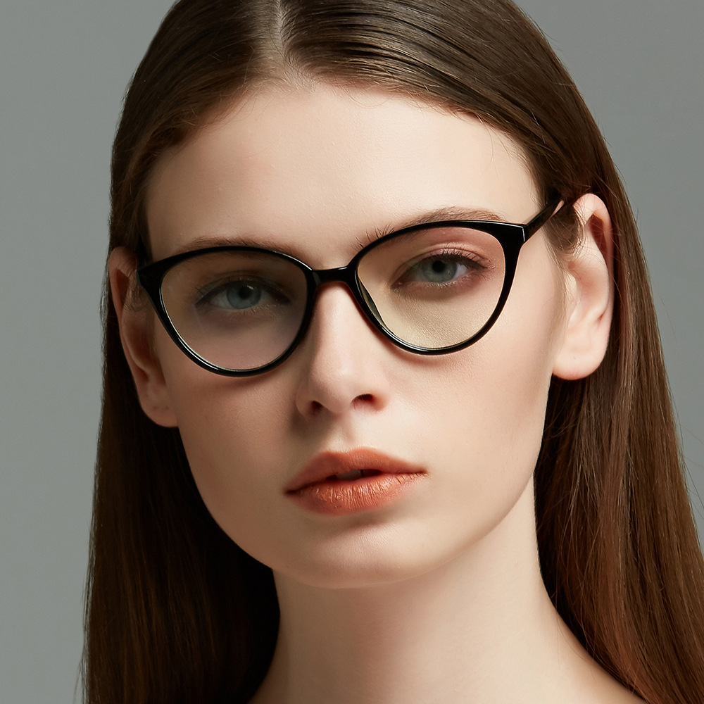 Fashion trend personality 2360 glasses frame European and American retro large frame glasses frame wholesale New Cat's Eye flat mirror