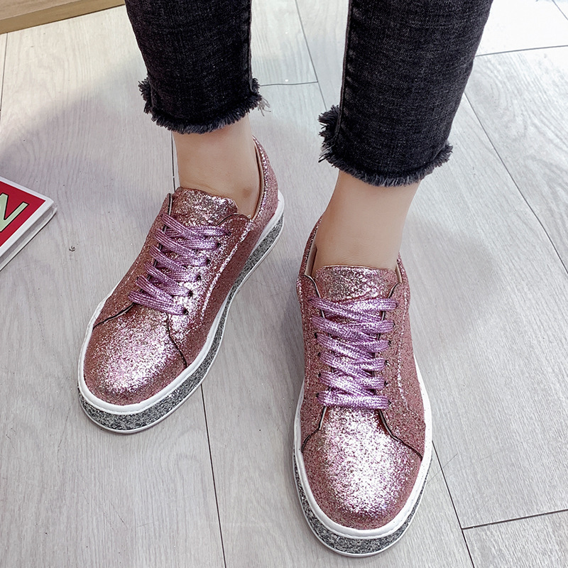 Four Seasons Cross-Border Export Cross-Border Women's Shoes 2021 Export K-Style Breathable Women's Casual Mesh Shoes Sports Shoes Women's Sneakers