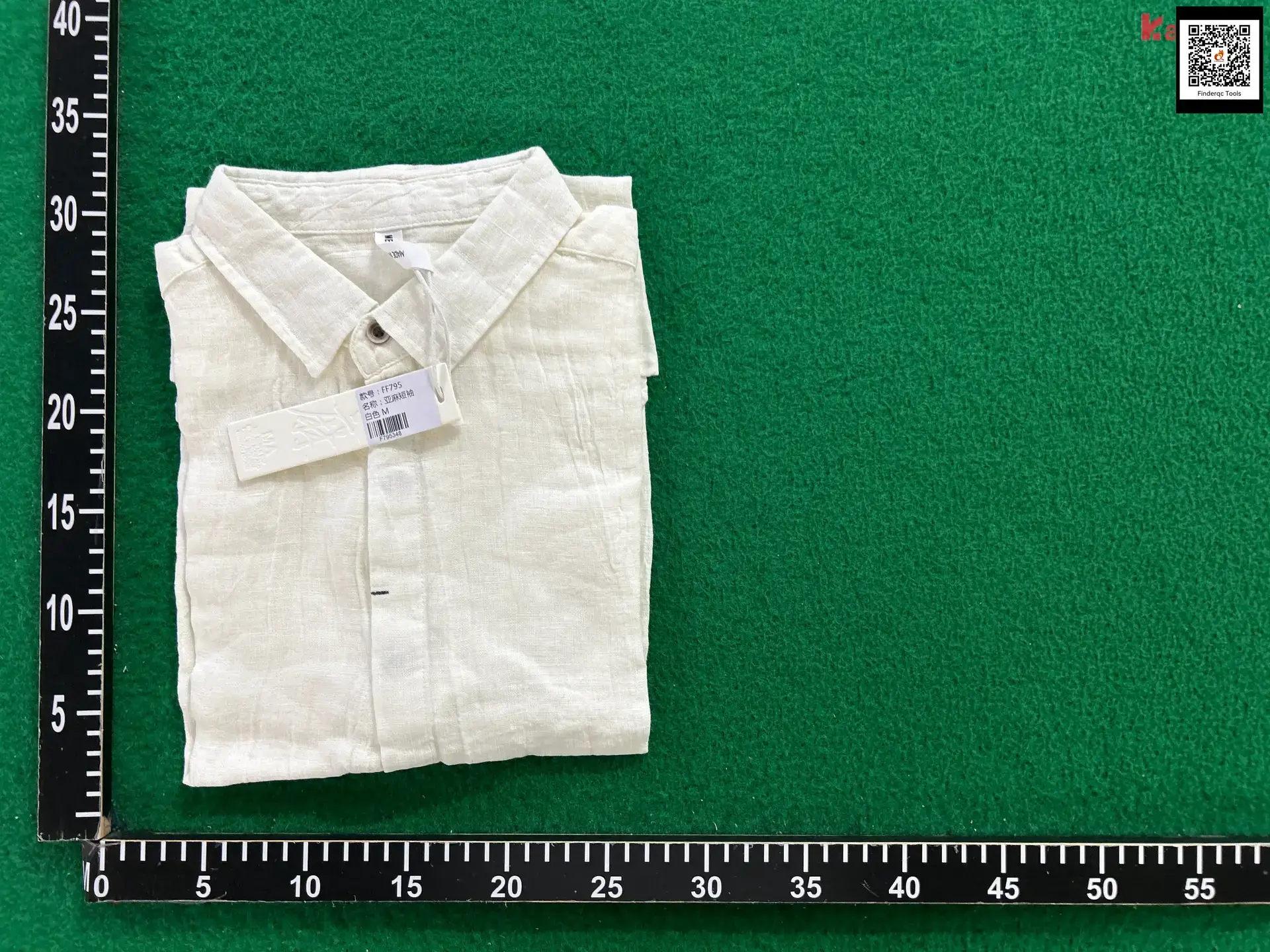 100% Linen Short Sleeve Shirt Men White