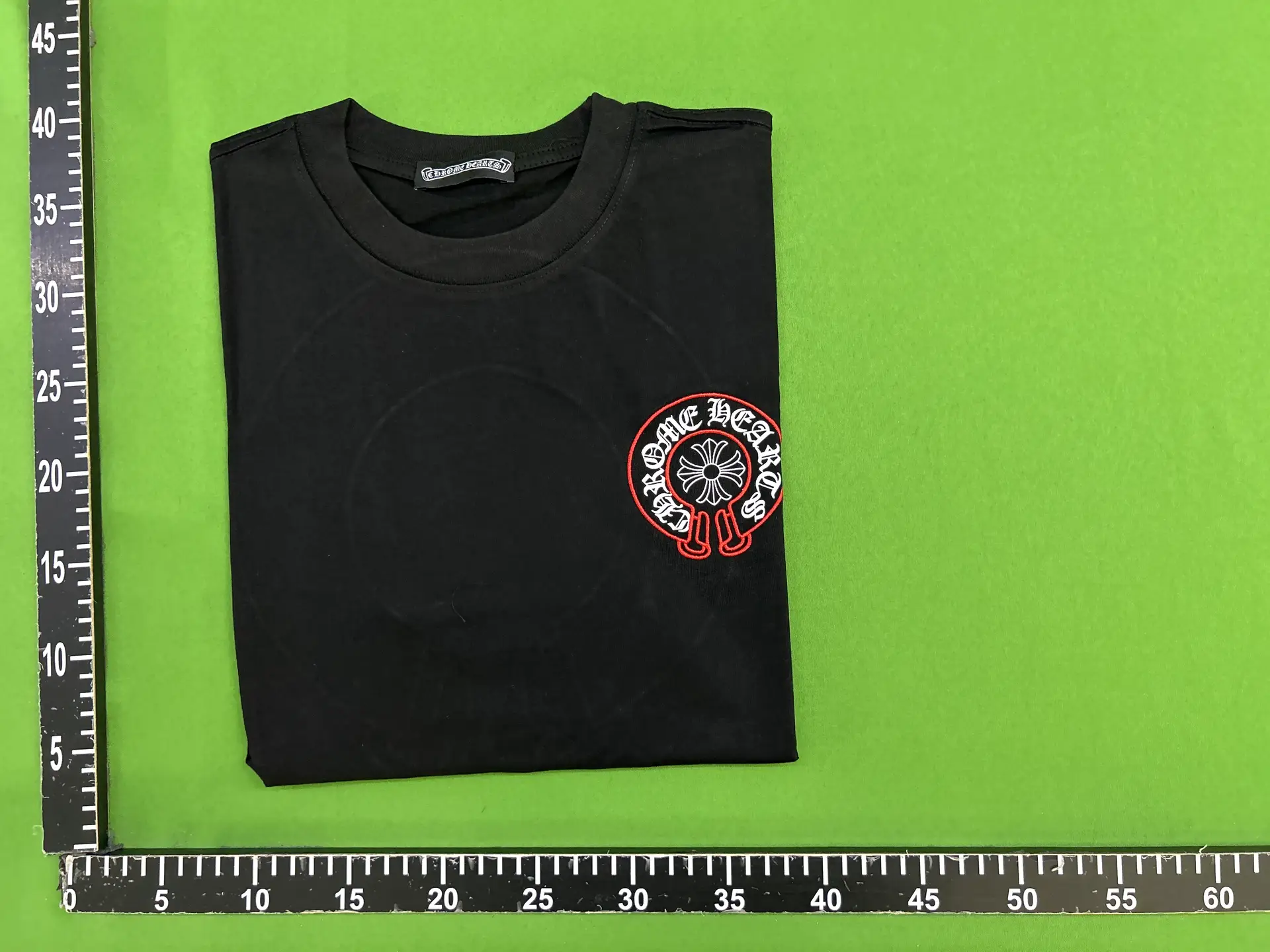Chrome Hearts Black Short Sleeve T-Shirt