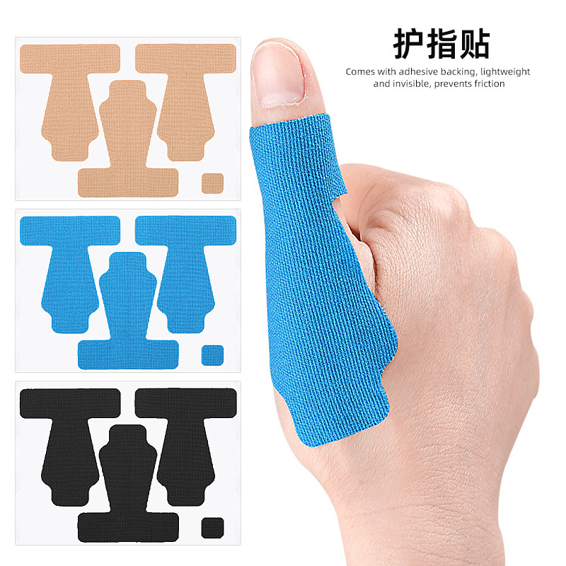 Pre-cut elastic thumb toe patch fixed support anti-friction sports bandage muscle effect patch strap tape