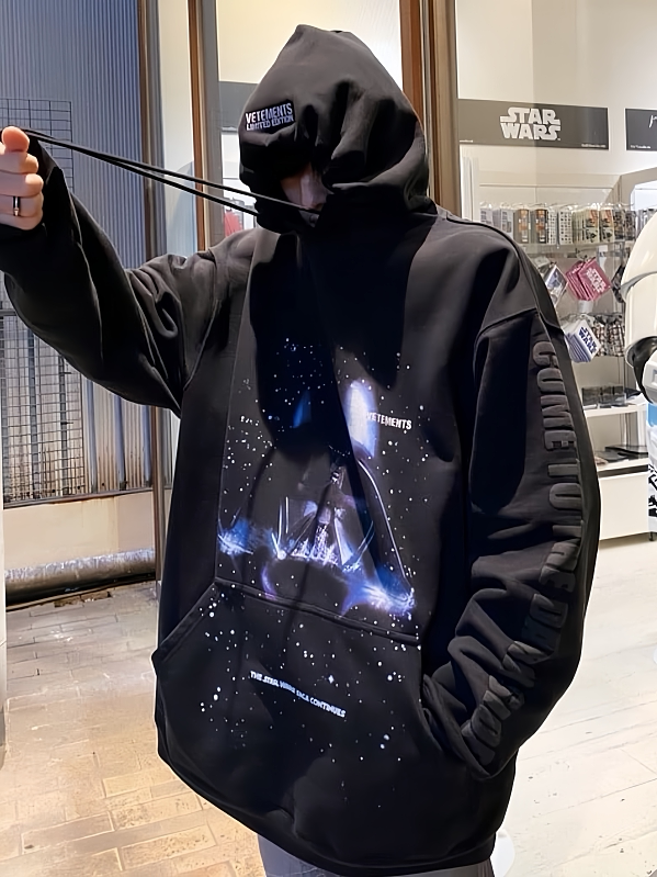 In Stock Veteivieivts "Come to the Dark Size" Star Wars Dark Hoodie
