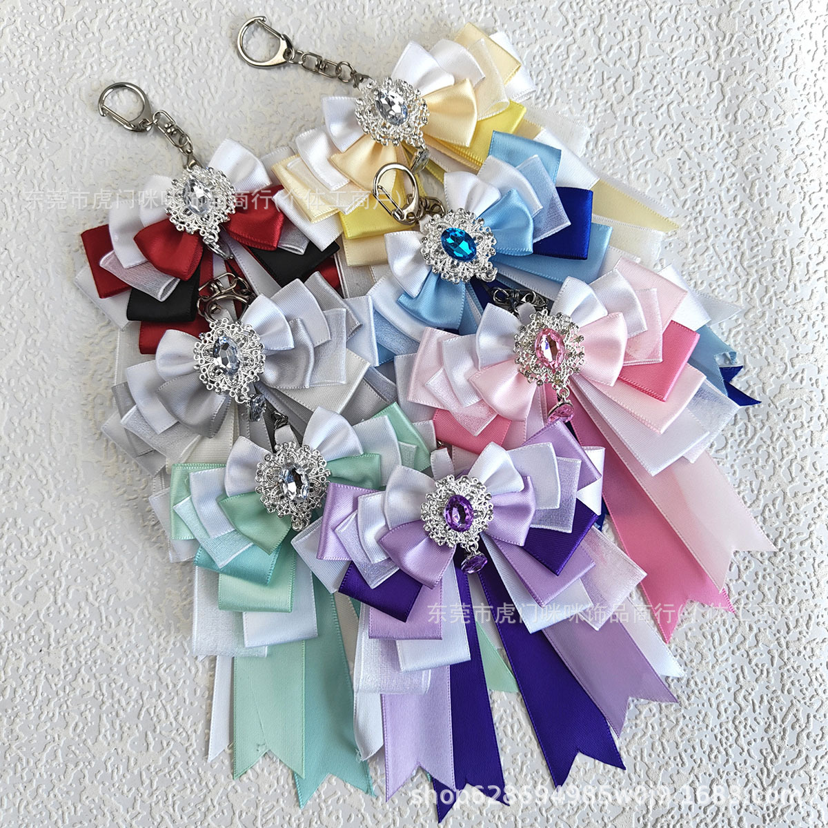 Original Ita Bag Pendant with High Aesthetic Value, Ribbon Bow, Ins-Style Lightstick Decoration, DIY Material for Bag Decoration, Finished Product