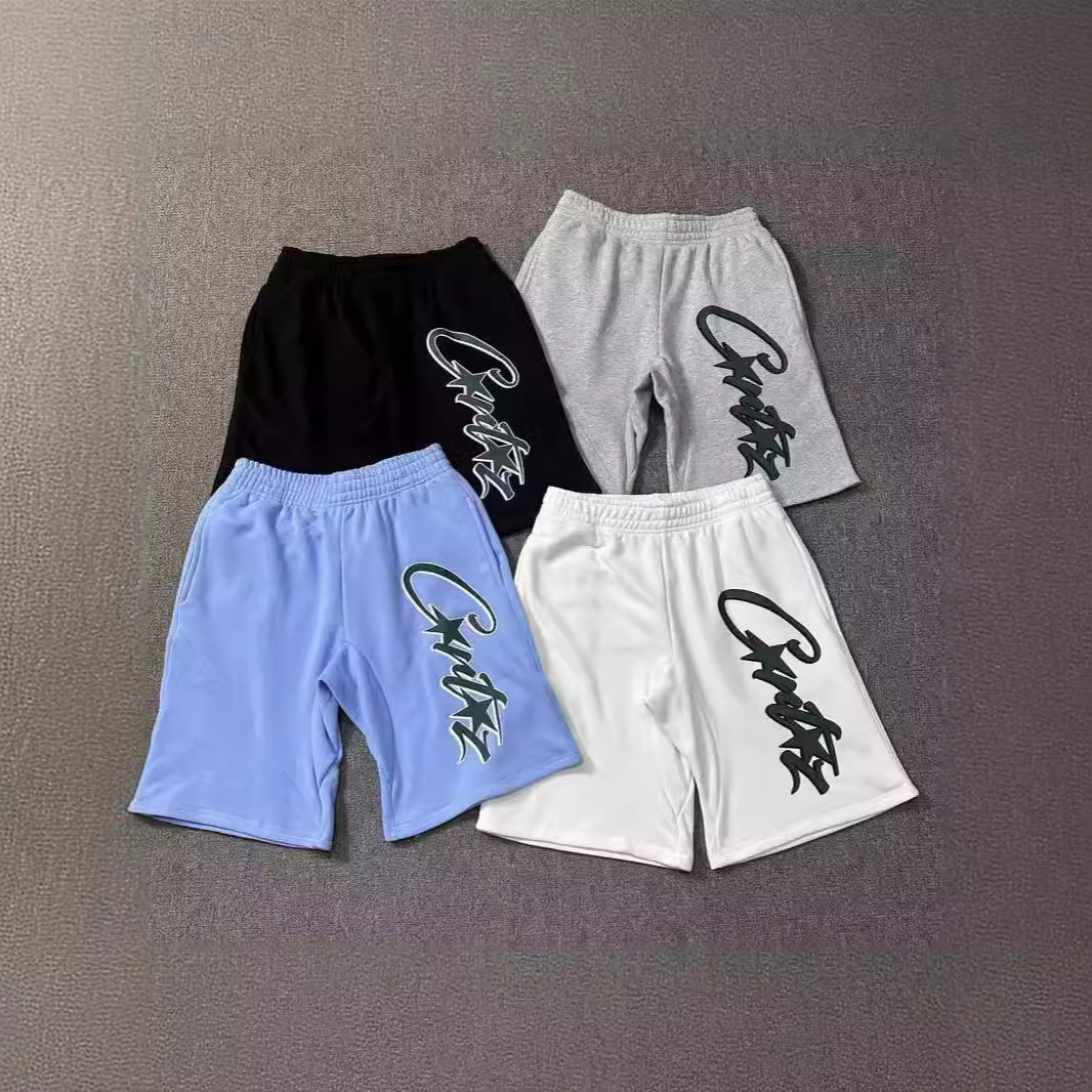 Corteiz Classic Print Summer New Street Style Loose Casual Trendy Hip-Hop Shorts for Men