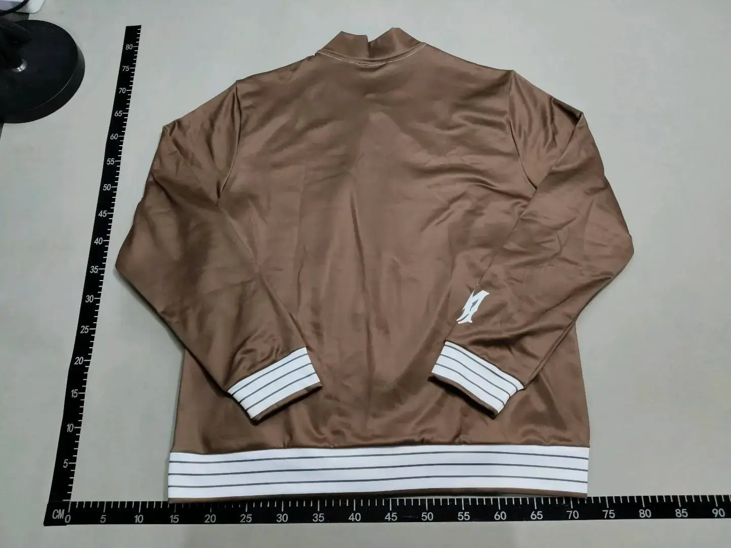 Correct Version Am1R1 Iconi Printed Bone Print Aviator Casual Jacket Unisex Baseball Jacket
