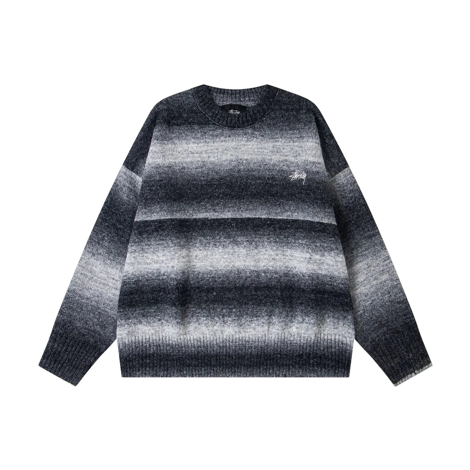 Trendy new-arrival comfortable casual versatile solid-color crew-neck sweater, unisex design Foto QC de WEIDIAN na Qualit.ly