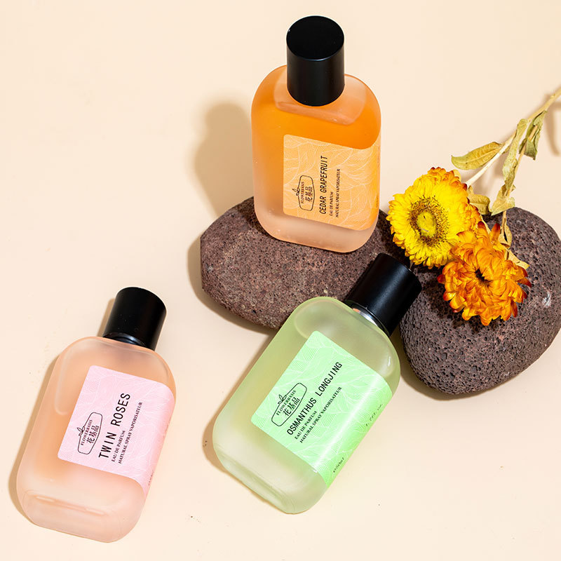 Flower-Based Perfume Rose Osmanthus Longjing Cedar Women's Perfume Long-Lasting Light Fragrance Fresh and Natural Women's Fragrance Wholesale