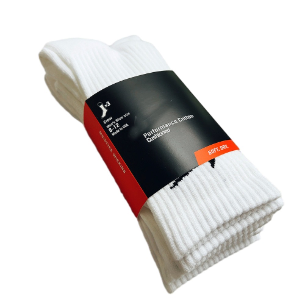 Sx4700 Cross-Border Dropshipping Cushioned Crew Basketball Socks Black and White Solid Color High-Top Sailor Socks Nk Towel Bottom Fotografie QC de pe 1688 pe Qualit.ly