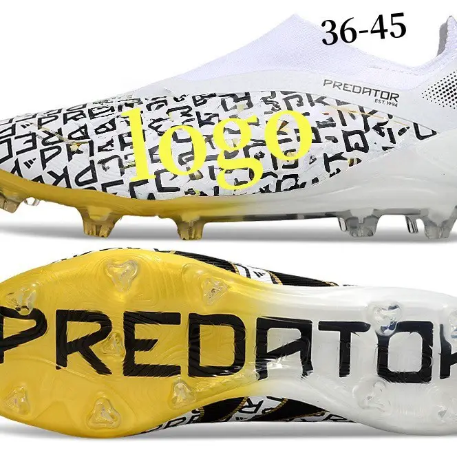 Putian foreign trade cross-border wholesale World Cup Falcon 25FG spikes waterproof non-slip no laces sports training men's soccer shoes