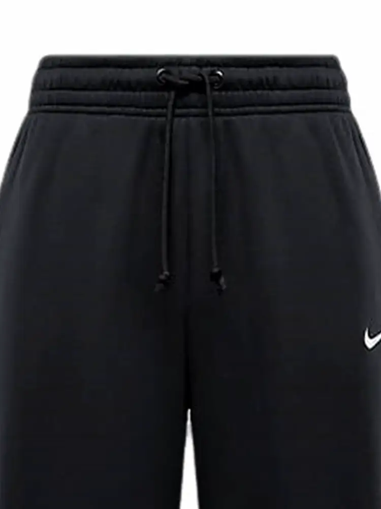 Nike Women's high waist Fleece-lined Sweatpants2025 Winter Phoenix Straight-leg Knitting Sweatpantsfz5997-010
