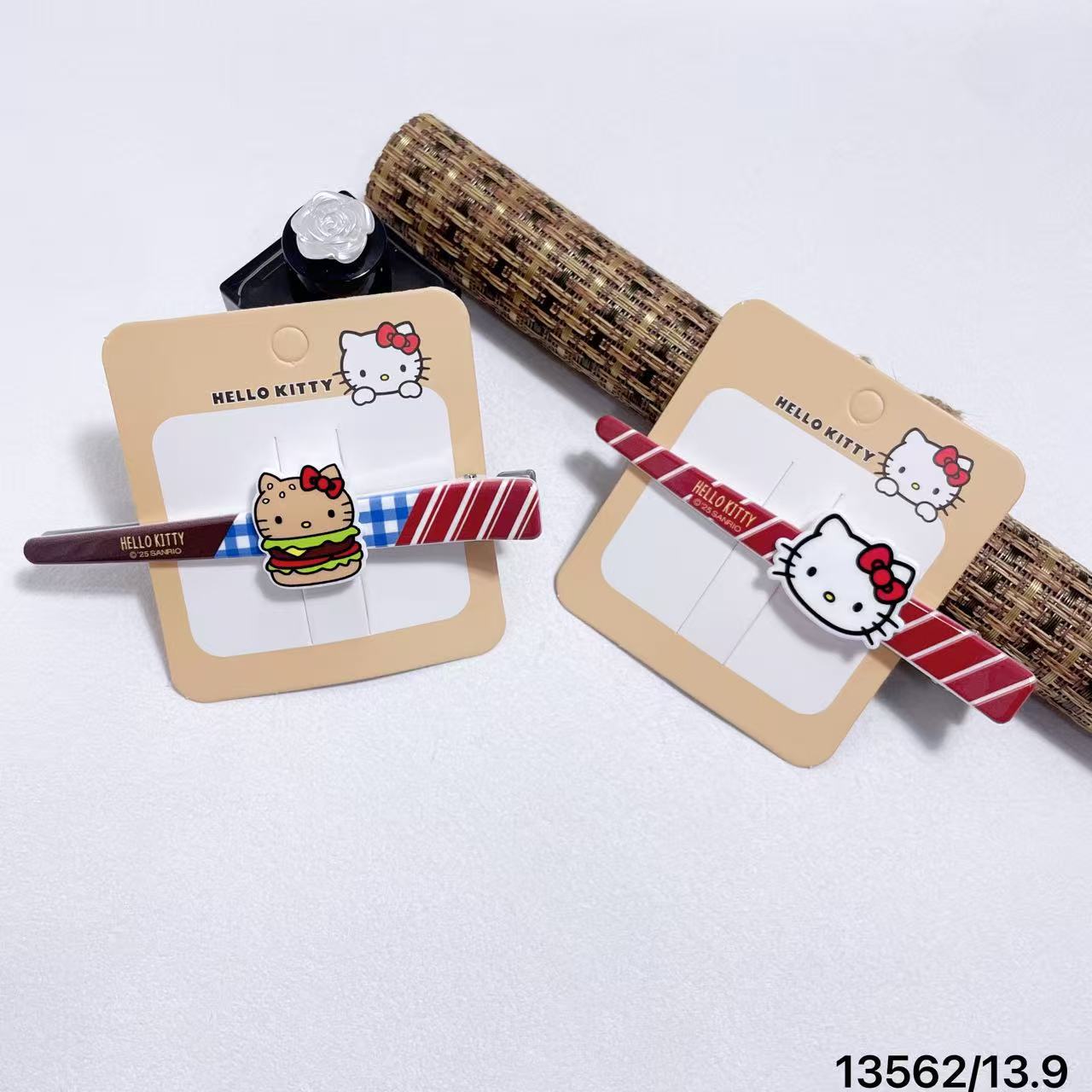 Authentic Licensed Hello Kitty Exquisite and Cute Cartoon Hairpin 13562