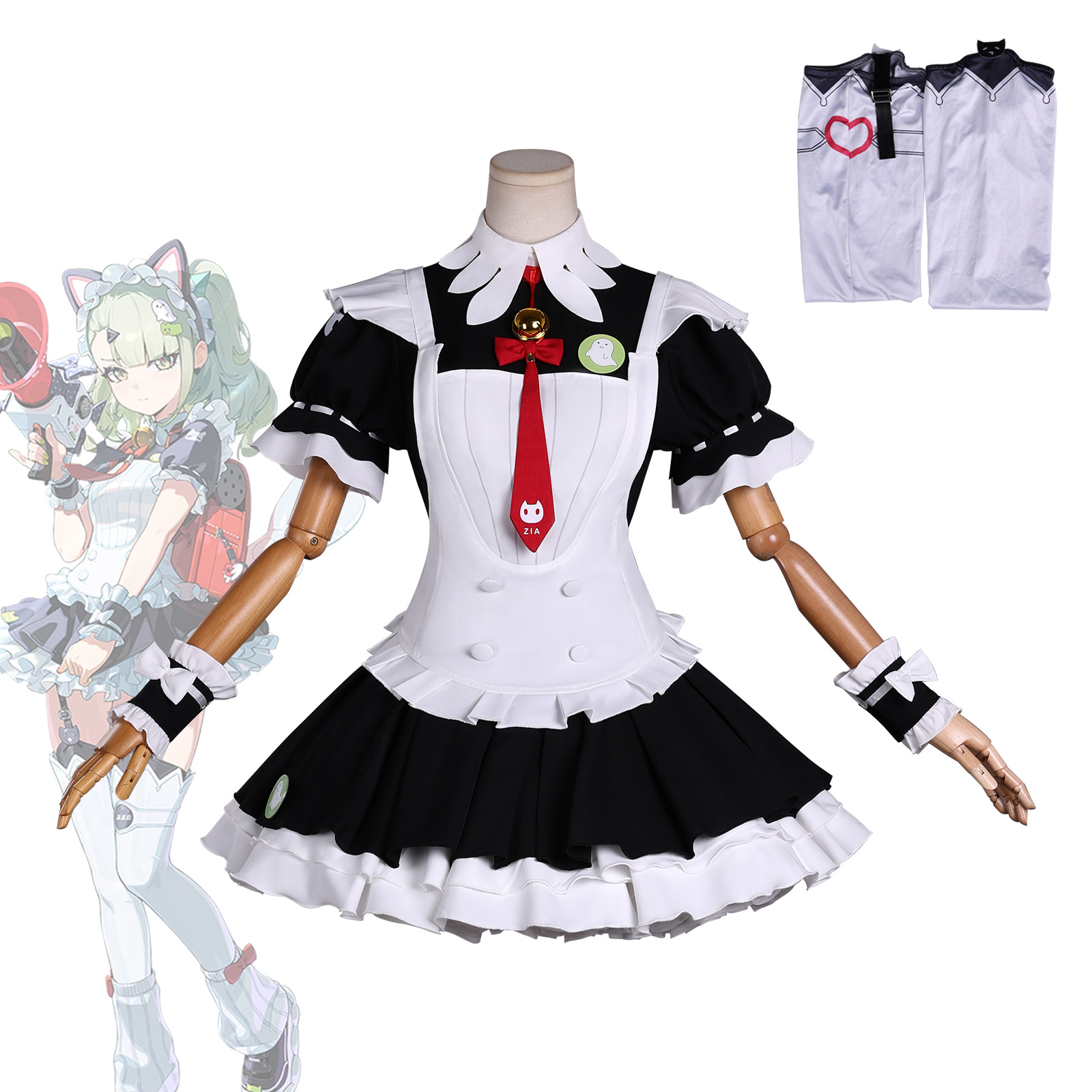 Yimeng Zen Zone Zero Cosplay Afternoon Tea Break Chiyuki Cosplay Costume Dream Angel Afternoon Tea Break 2D Game