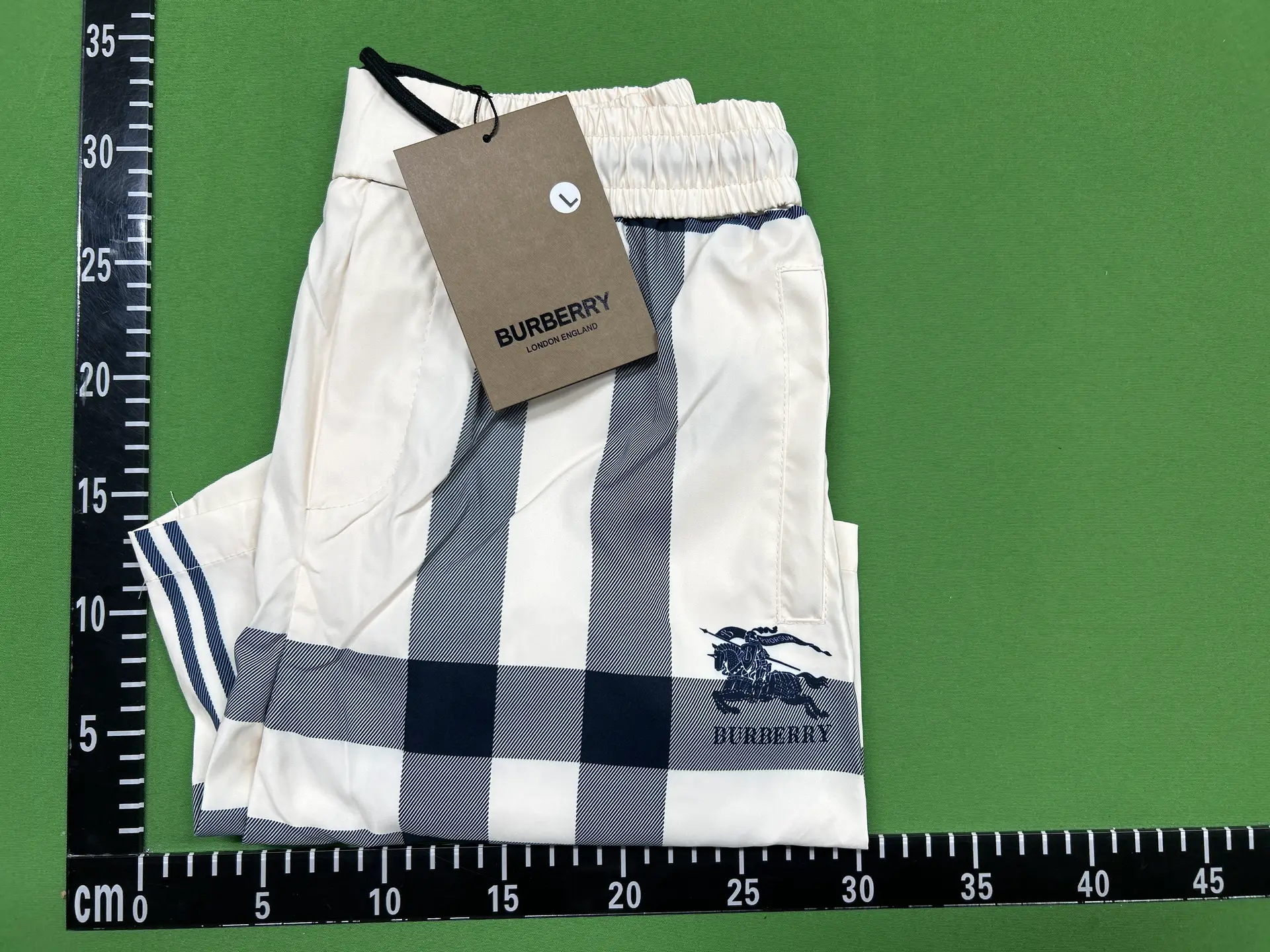 Burberry Check Print Shorts