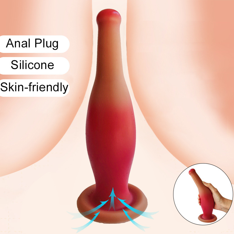 Toy Sm Extra-Large Anal Plug Silicone Male and Female Masturbation Device Anal Adult Products Special-Shaped Design Trendy Design