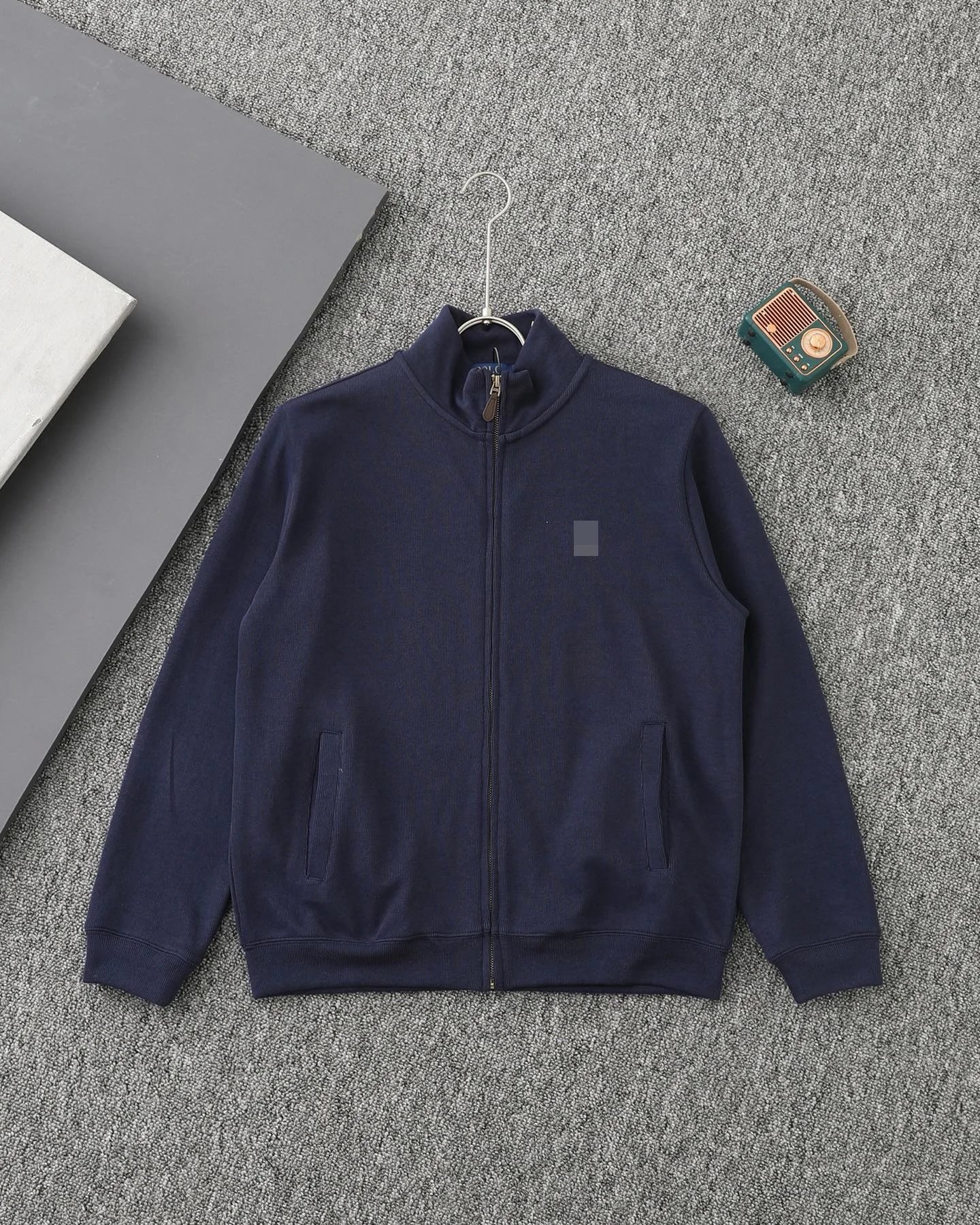 Knitted zip-up cardigan sweatshirt 针织拉链开衫卫衣-MLMLSPHO0202