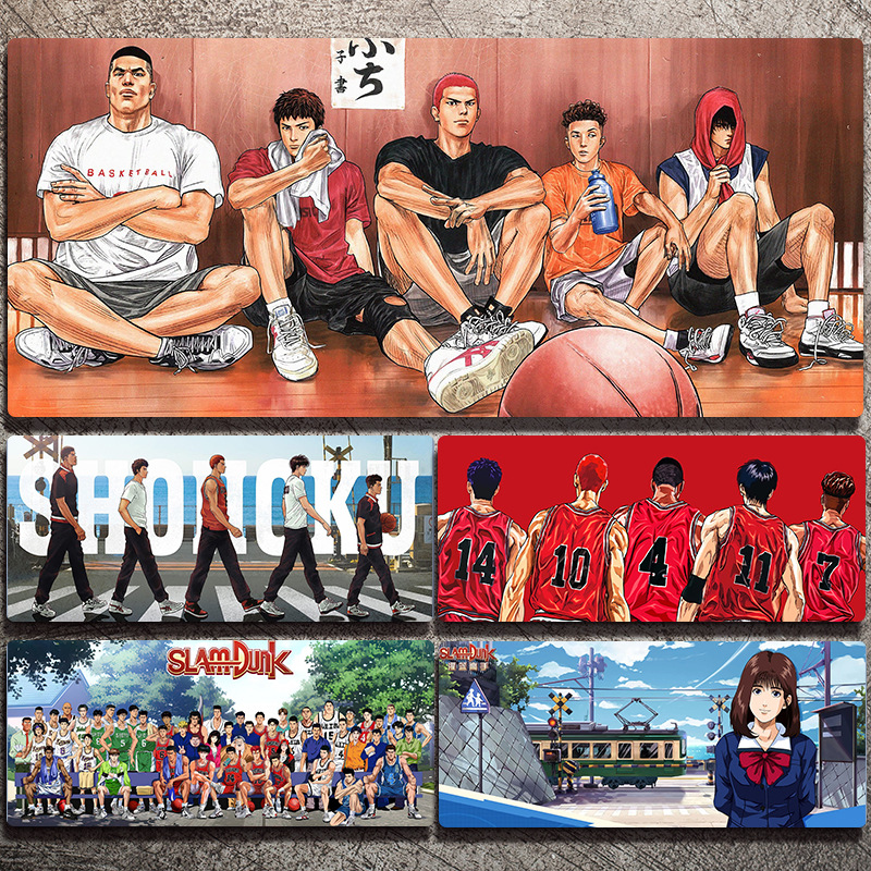 Slam Dunk Master Mouse Pad Oversized Sakuragi Hanadao Rukawa Kaede Mitsui Shou Student Writing Animation Desk Pad
