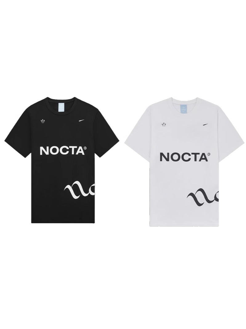 25Ss New Nocta Joint Series Men's and Women's Summer Short-Sleeved T-Shirts Pure Cotton Sports Tops QC photo from 1688 on Qualit.ly