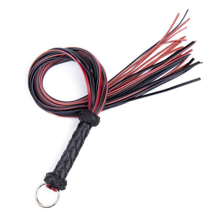 Purely Handmade Cowhide Whip, Leather Whip, Fitness Whip, Self-Defense Whip, Dog Training Whip, Genuine Leather Soft Whip, Fitness